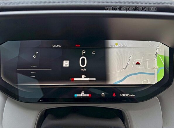 SAL1P9EU4PA135253 2023 LAND ROVER RANGE Черный Вид щитка приборов