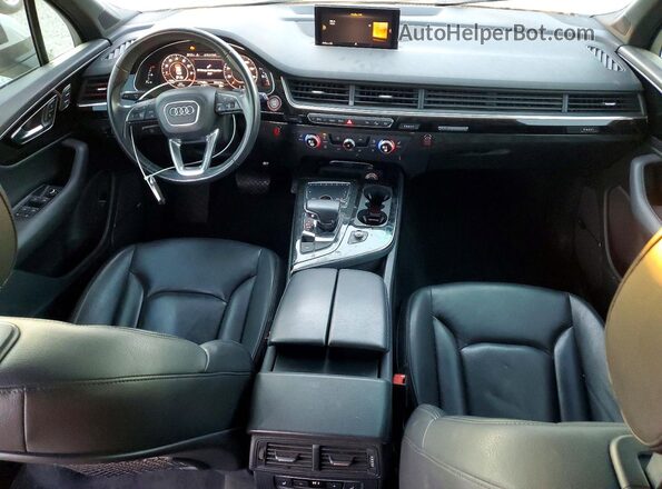 WA1LAAF72JD013390 2018 AUDI Q7 Белый Вид щитка приборов