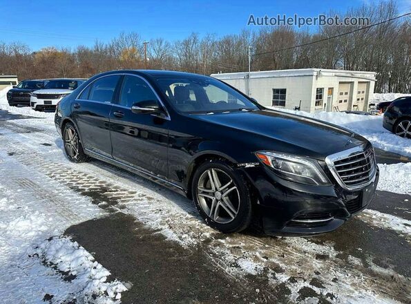 WDDUG8FB3GA225611 2016 MERCEDES-BENZ S Черный Вид спереди