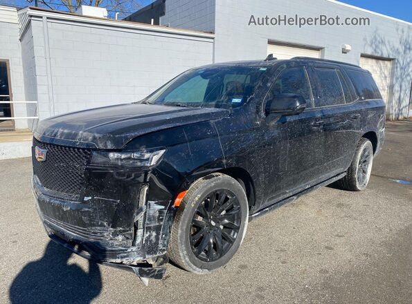 1GYS4FKLXPR237750 2023 CADILLAC ESCALADE Черный Задняя левая четверть