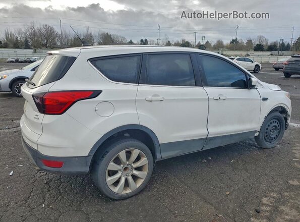 1FMCU0GD7KUB07399 2019 FORD ESCAPE White Delantero derecho
