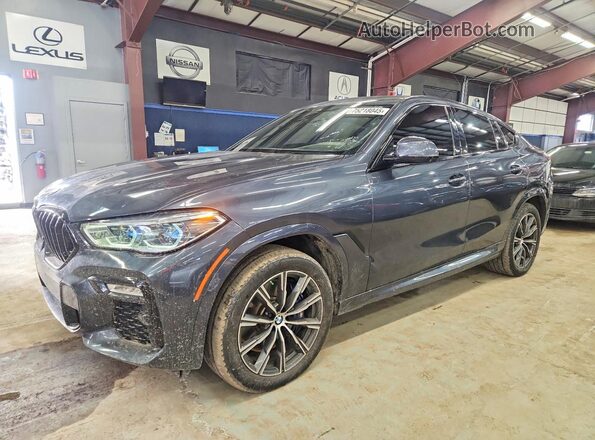 5UXCY8C06L9B21326 2020 BMW X6 Серый Задняя левая четверть