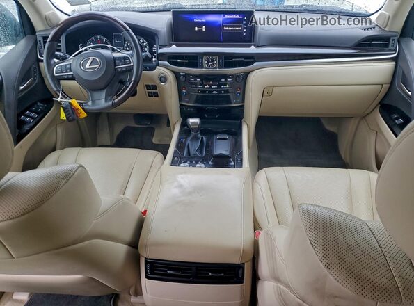 JTJHY7AX9J4264566 2018 LEXUS LX Белый Вид щитка приборов