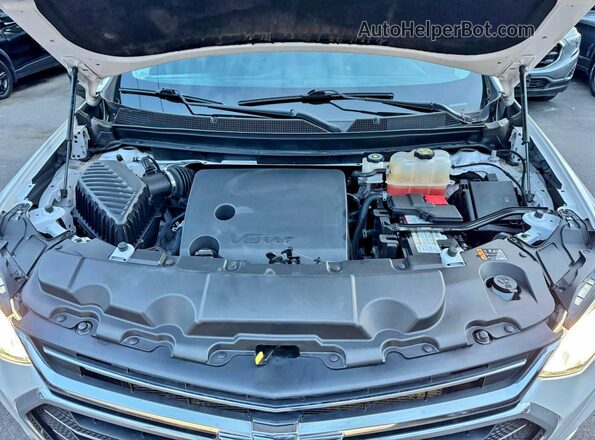 1GNERGKWXMJ233252 2021 CHEVROLET TRAVERSE White Առջևի վահանակի տեսք