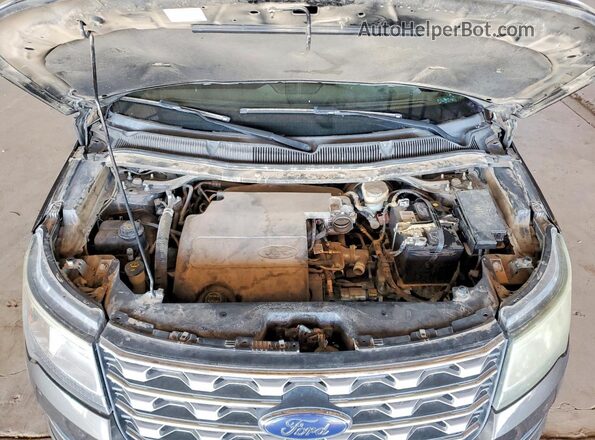 1FM5K7F83GGB64121 2016 FORD FORD EXPLORER Серый Вид наклейки с VIN-кодом