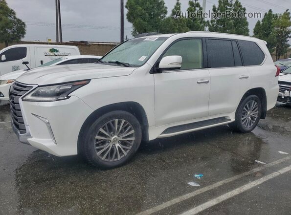 JTJHY7AX9J4264566 2018 LEXUS LX Белый Задняя левая четверть