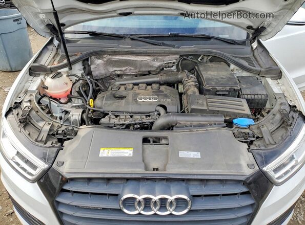 WA1GCCFS5HR000853 2017 AUDI Q3 White Widok naklejki z numerem VIN