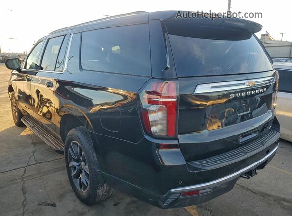 1GNSCCKD2NR122502 2022 CHEVROLET SUBURBAN Black Trasero derecho