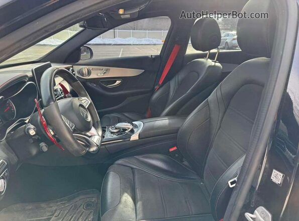 55SWF6EB3GU152788 2016 MERCEDES-BENZ C-CLASS Black Widok deski rozdzielczej