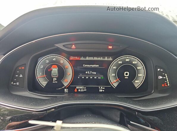 WA1FVAF19KD029763 2019 AUDI Q8 Серый Вид задних сидений