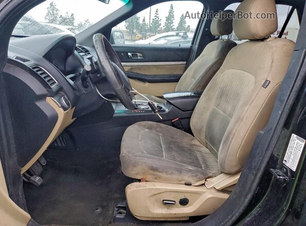 1FM5K7B84GGA04108 2016 FORD FORD EXPLORER Black Widok deski rozdzielczej