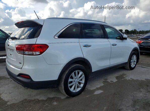 5XYPG4A36HG235745 2017 KIA SORENTO Белый Передняя правая четверть