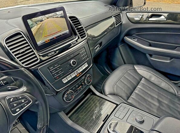 4JGDA6EB6JB072804 2018 MERCEDES-BENZ GLE White Vista de la etiqueta del VIN