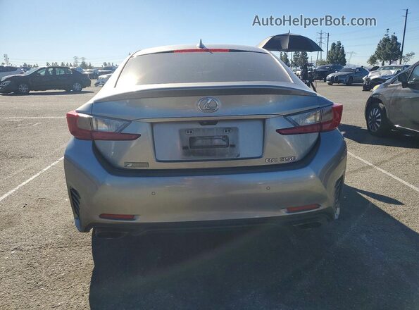 JTHHE5BC9H5016297 2017 LEXUS RC Серебряный Вид салона спереди