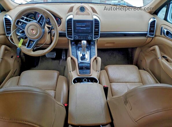 WP1AE2A20HLA69345 2017 PORSCHE CAYENNE White ხელსაწყოთა პანელის ხედი