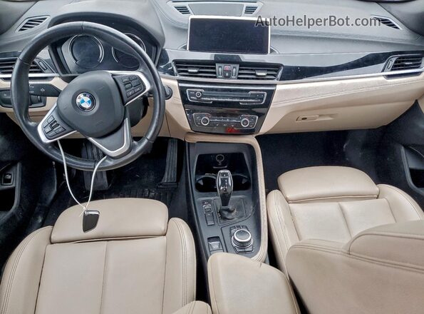 WBXYH9C07N5U29256 2022 BMW X2 White Widok zestawu wskaźników