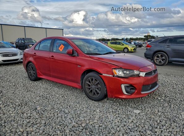 JA32U2FU2GU011358 2016 MITSUBISHI LANCER Красный Передняя правая четверть