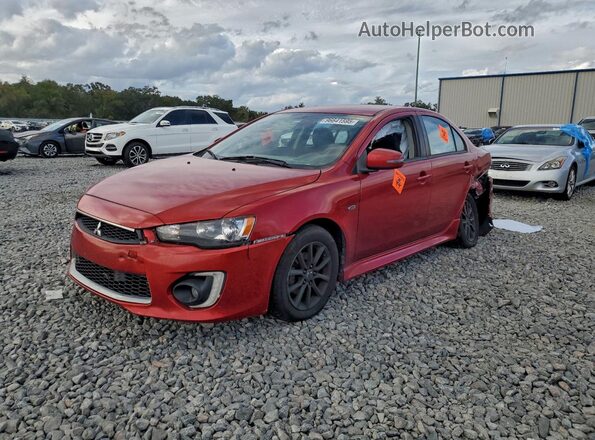 JA32U2FU2GU011358 2016 MITSUBISHI LANCER Красный Передняя левая четверть