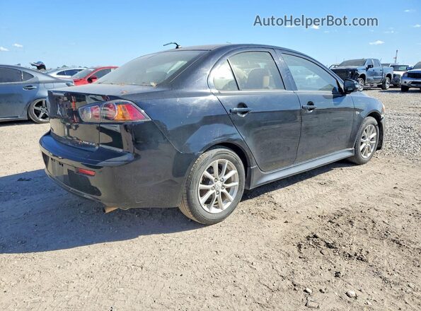 JA32U2FU4GU011216 2016 MITSUBISHI LANCER Черный Задняя правая четверть