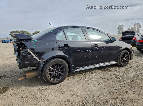 JA32U2FU7HU014015 2017 MITSUBISHI LANCER Черный Задняя правая четверть