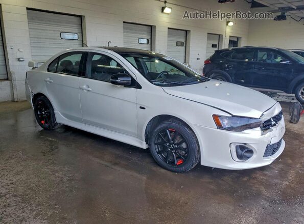 JA32U2FU7HU016332 2017 MITSUBISHI LANCER Белый Передняя правая четверть
