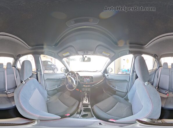 JA32U2FU7HU016332 2017 MITSUBISHI LANCER Белый Вид наклейки с VIN-кодом