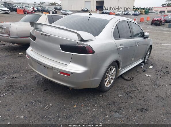 JA32U2FU8GU002129 2016 MITSUBISHI LANCER Серебряный Задняя правая четверть