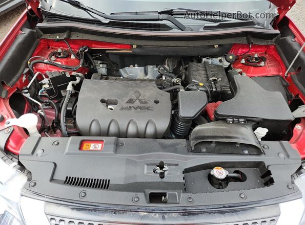 JA4AD2A36KZ015558 2019 MITSUBISHI OUTLANDER Burgundy Widok komory silnika