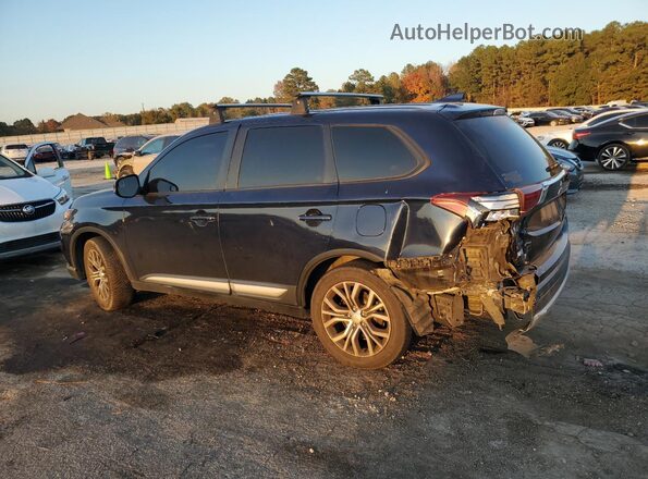 JA4AD2A38JJ001447 2018 MITSUBISHI OUTLANDER Синий Задняя правая четверть