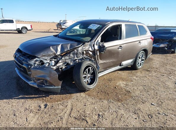 JA4AD2A39HZ018494 2017 MITSUBISHI OUTLANDER Серый Передняя левая четверть