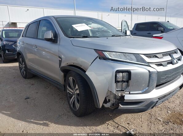 JA4AP3AU2LU023340 2020 MITSUBISHI OUTLANDER SPORT Silver Widok z przodu