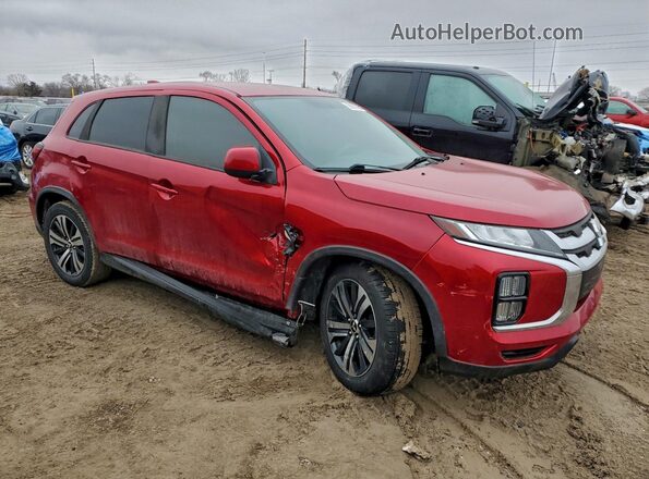 JA4AP3AU8LU027277 2020 MITSUBISHI OUTLANDER Темно-бордовый Вид спереди