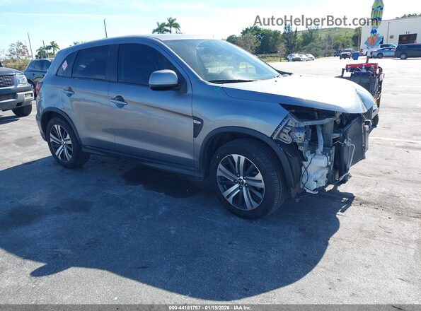JA4AP3AU9LU008141 2020 MITSUBISHI OUTLANDER SPORT Серый Передняя правая четверть