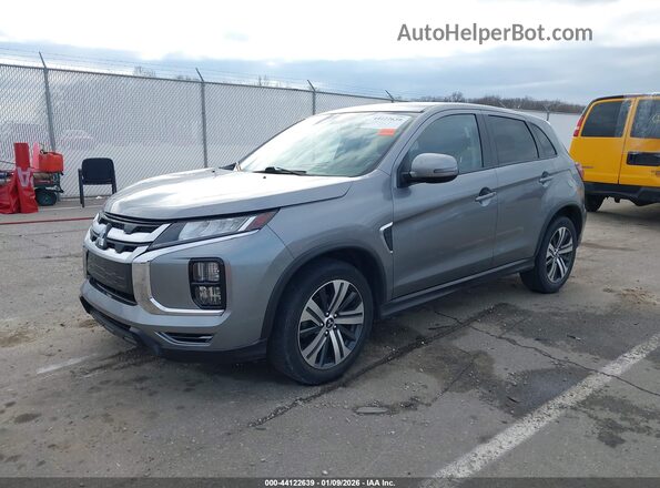 JA4AP4AU5LU006344 2020 MITSUBISHI OUTLANDER SPORT Gray წინა მარცხენა ხედი სამი მეოთხედიდან