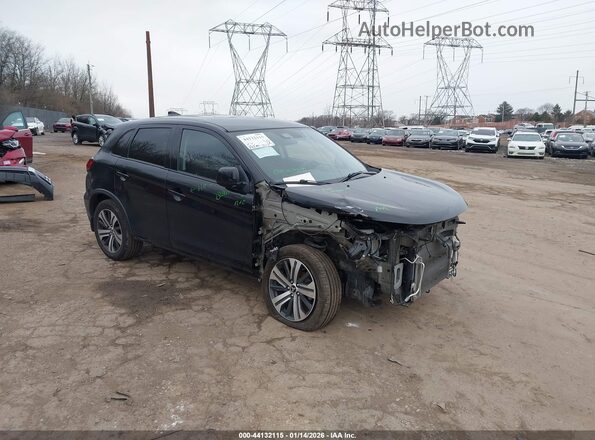 JA4APUAU3NU018544 2022 MITSUBISHI OUTLANDER SPORT Черный Передняя правая четверть