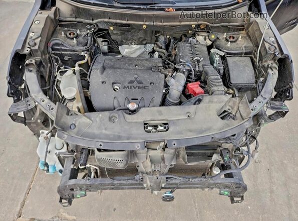 JA4APVAU2MU026123 2021 MITSUBISHI OUTLANDER Черный Вид подкапотного пространства