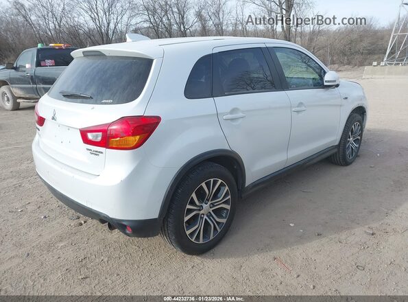 JA4AR3AU5HZ042775 2017 MITSUBISHI OUTLANDER SPORT Белый Задняя правая четверть