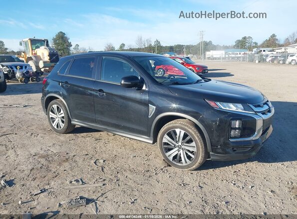 JA4AR3AU7LU025188 2020 MITSUBISHI OUTLANDER SPORT Black Przód prawy