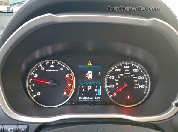 JA4AS3AA5LZ033819 2020 MITSUBISHI ECLIPSE Синий Вид щитка приборов