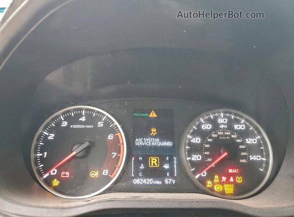 JA4ATVAA7PZ002277 2023 MITSUBISHI ECLIPSE Черный Вид щитка приборов