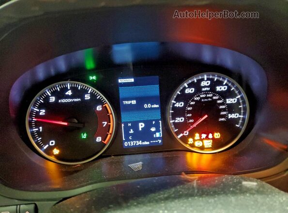 JA4ATVAA7RZ022855 2024 MITSUBISHI ECLIPSE Красный Вид щитка приборов