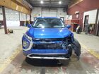 2025 Mitsubishi Eclipse Cross Se Blue vin: JA4ATWAA0SZ035930 Damage: Front Bumper Molding, Broken, Replacement Required
