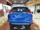 2025 Mitsubishi Eclipse Cross Se Blue vin: JA4ATWAA8SZ042138 Damage: Lift Gate, Dent(S) W/ Paint Dmg, > 12 Inches