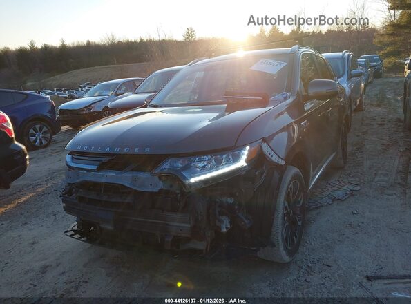 JA4J24A52JZ059011 2018 MITSUBISHI OUTLANDER PHEV Серый Передняя левая четверть