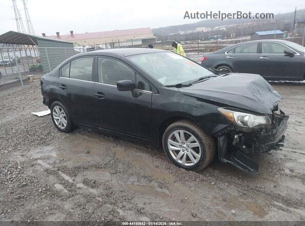 JF1GJAB61GH013103 2016 SUBARU IMPREZA Черный Передняя правая четверть