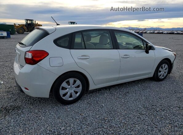 JF1GPAA65G9290797 2016 SUBARU IMPREZA Белый Задняя правая четверть