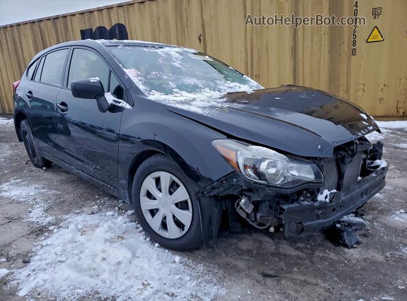 JF1GPAA68G8276642 2016 SUBARU IMPREZA Black Delantero derecho