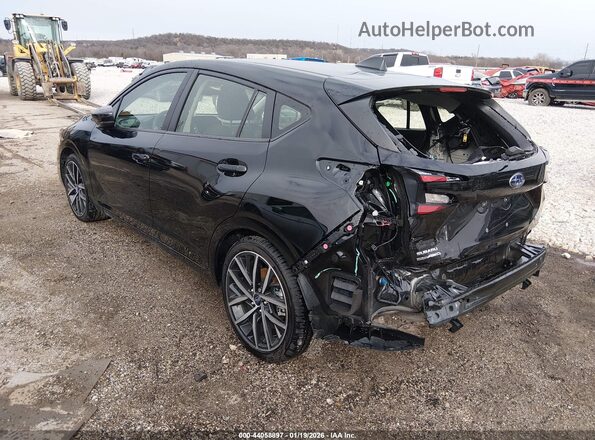 JF1GUAFC7S8277832 2025 SUBARU IMPREZA Черный Задняя левая четверть