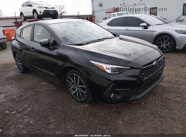 JF1GUAFC7S8277832 2025 SUBARU IMPREZA Черный Передняя правая четверть