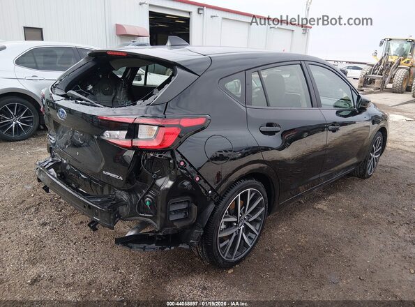 JF1GUAFC7S8277832 2025 SUBARU IMPREZA Черный Задняя правая четверть